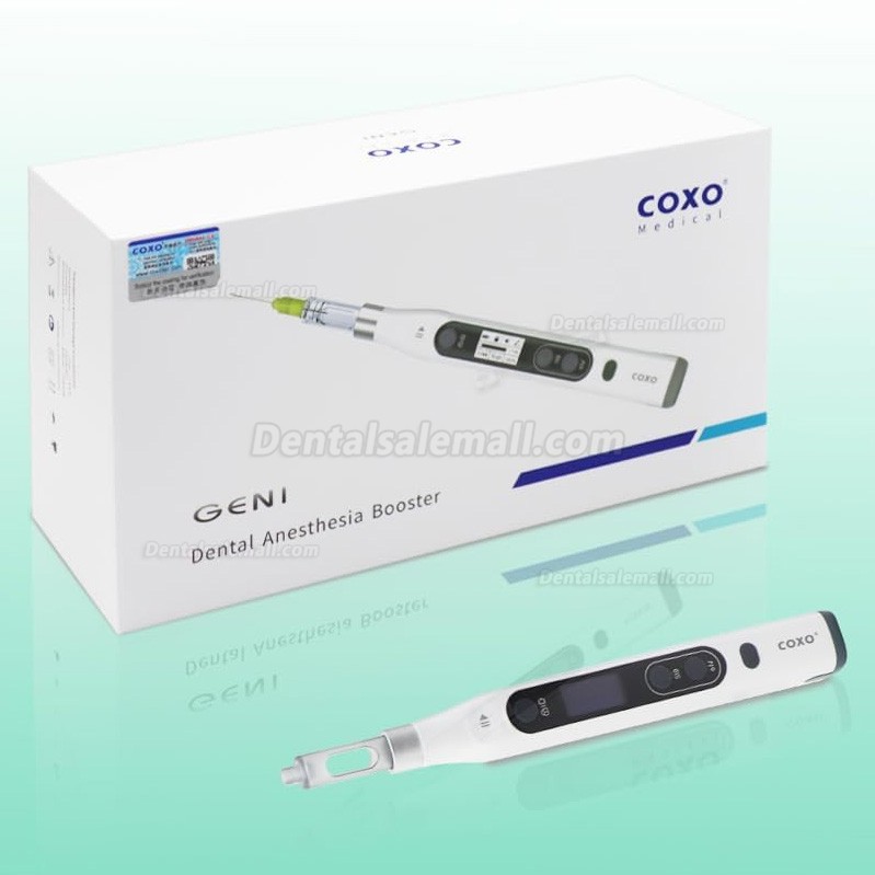COXO GENI Handheld Wireless Dental Anesthesia Booster with 3 Adjustable Speeds